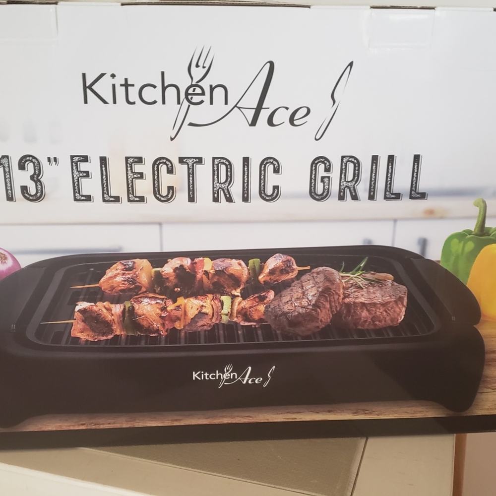 NEW KITCHEN Ace  13inch Electric Grill